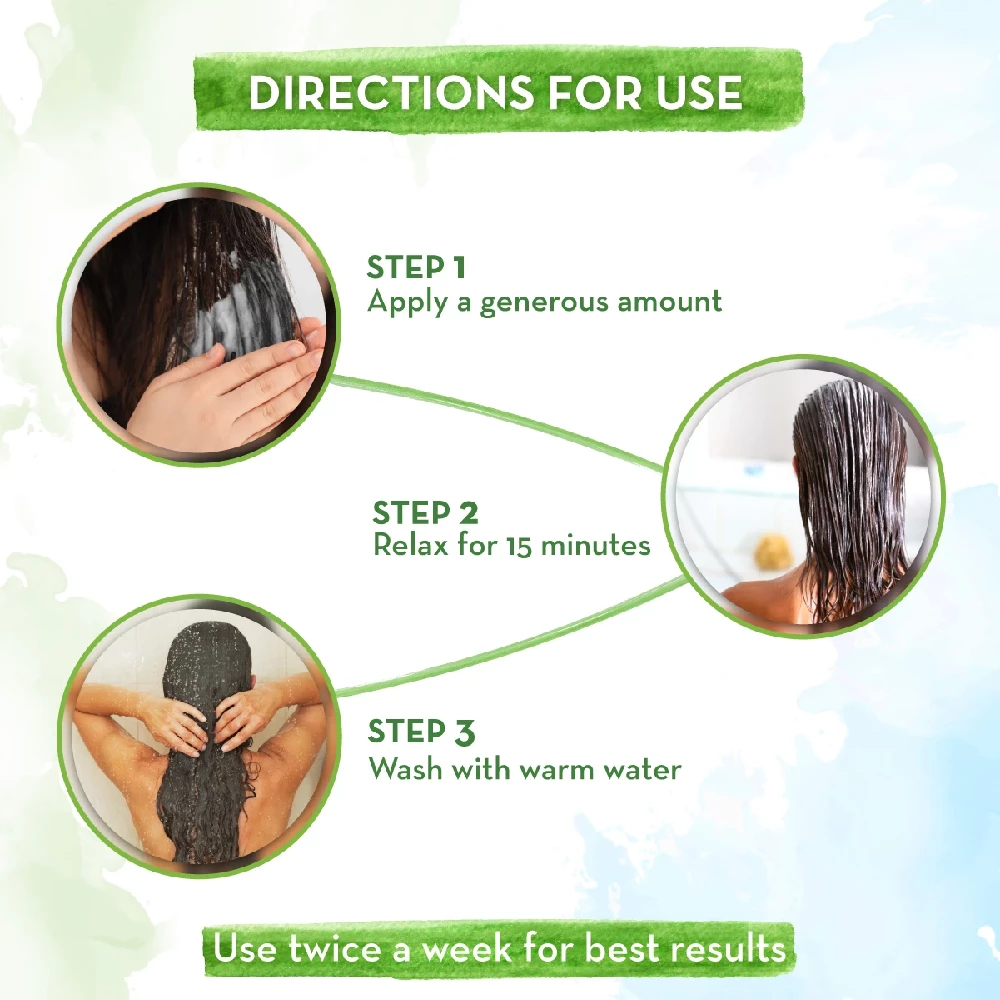 Onion Hair Mask, For Hair Fall Control, With Onion Oil and Organic Bamboo Vinegar, 200 ml-5.webp